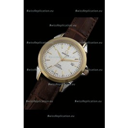 Omega Deville Escapement Mechanical Watch in White Dial