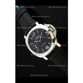 Panerai Luminor Marina Swiss Steel Watch Black Dial