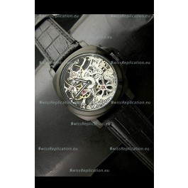 Panerai Radiomir Skeleton Swiss Watch in PVD
