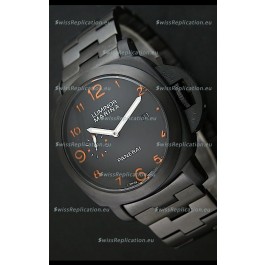 Panerai Luminor Marina Japanese Replica Watch in Orange Markers