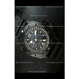 Panerai Luminor Submersible PAM193 Japanese Replica Watch Black Dial