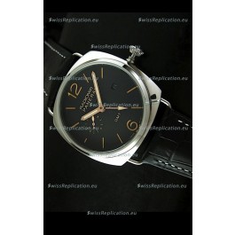 Panerai Radiomir GMT Japanese Replica Watch in Black Dial