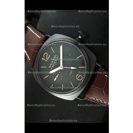 Panerai Radiomir GMT Japanese Replica Watch in PVD Case