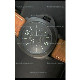 Panerai PAM365 L’Astronomo Luminor 1950 GMT Equation of Time Watch Black Dial PVD