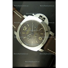 Panerai PAM365 L’Astronomo Luminor 1950 GMT Equation of Time Watch Brown Dial Steel