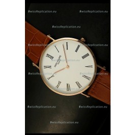 Patek Philippe Calatrava Ulta-Thin Japanese Replica Watch - 4MM Thick