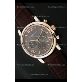 Patek Philippe Perpetual Calender Japanese Steel Watch in Brown Dial