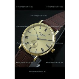 Patek Philippe Calatrava Japanese Mens Watch in Yellow Gold 