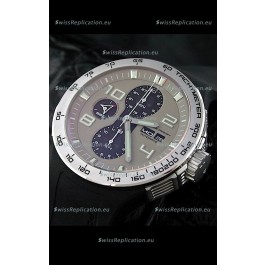 Porsche Design Flat Six P'6340 Swiss Chronograph Watch in Grey Dial