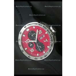 Porsche Design Flat Six P'8340 Swiss Chronograph Watch in Red Dial