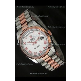 Rolex Day Date Swiss Replica Rose Gold Watch