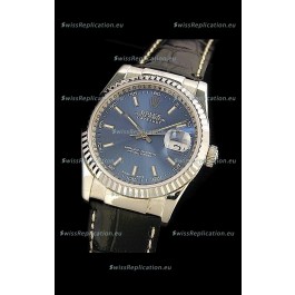Rolex Datejust Mens Swiss Replica Watch in Blue Dial