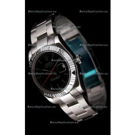Rolex Datejust Turn O Graph Replica Watch in Black Dial