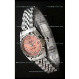 Rolex Datejust Oyster Perpetual Superlative ChronoMeter Swiss Watch in Orange Dial