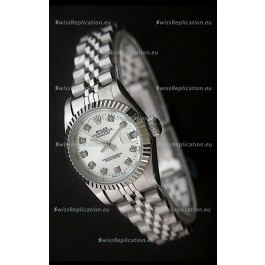 Rolex Datejust Oyster Perpetual Superlative ChronoMeter Swiss Watch in Diamond Markers
