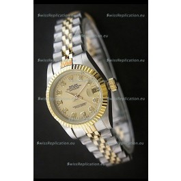 Rolex Datejust Oyster Perpetual Superlative ChronoMeter Swiss Gold Watch 