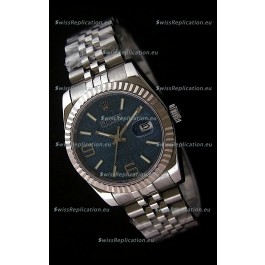 Rolex Datejust Mens Swiss Replica Watch in Blue Dial