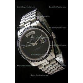 Rolex Day Date 2008 Japanese Replica Watch in Full Black Dial