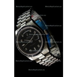 Rolex Day Date 2008 Japanese Replica Watch in Diamond Markers