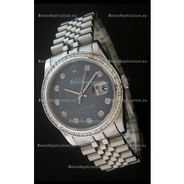 Rolex Datejust Swiss Replica Watch in Grey Dial
