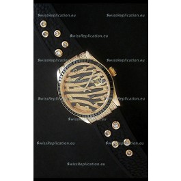 Rolex DateJust Rose Gold Diamond Swiss Replica Watch