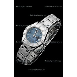 Rolex Datejust Ladies Japanese Replica Ladies Watch in Light Blue Dial