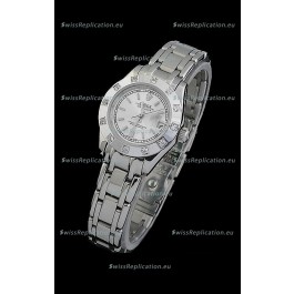 Rolex Datejust Ladies Japanese Replica Ladies Watch in Silver White Dial