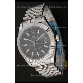 Rolex Datejust Swiss Replica Watch in Grey Dial