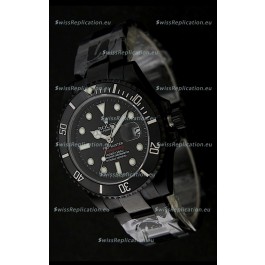 Rolex Submariner Pro Hunter Japanese PVD Watch in Black Carbon Dial