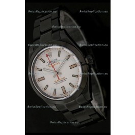 Rolex White Milgauss Black-Out Swiss Replica Watch