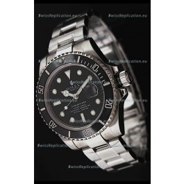 Rolex Submariner Swiss Replica Watch in Black Bezel - Ceramic Bezel Watch