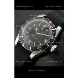 Rolex Submariner Swiss Replica Watch in Domed Crystal and Nylon Strap