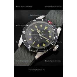 Rolex Submariner Swiss Replica Watch in Domed Crystal Green Nylon Strap