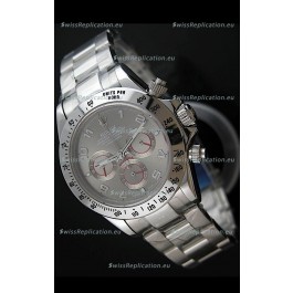 Rolex Daytona Japanese Replica Steel Watch in Arabic Markers 