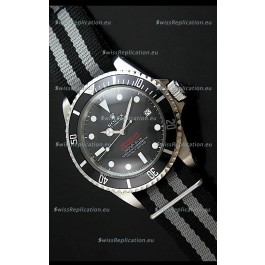 Rolex Oyster Vintage Date Sea-dewller Submariner Japanese Replica Watch in Black Dial