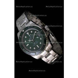 Rolex Submariner Swiss Gold Watch in Green Dial with Green Ceramic Bezel