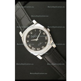 Rolex Cellini Japanese Replica Watch in Black Dial
