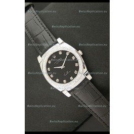Rolex Cellini Japanese Replica Watch in Diamond Hour Markers