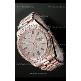 Rolex Day Date Japanese Automatic Rose Gold Watch