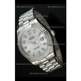 Rolex Replica Datejust Mens Swiss Watch in Arabic Numerals Dial - 41MM