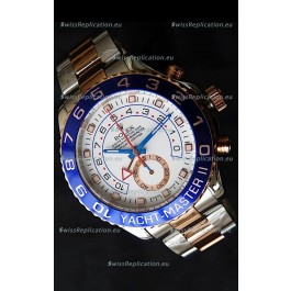 Rolex Replica Yachtmaster II Swiss Watch Two Tone Rose Gold - 1:1 Mirror Replica Watch