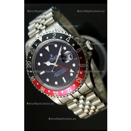 Rolex Replica GMT Masters Watch with Black/Red Bezel
