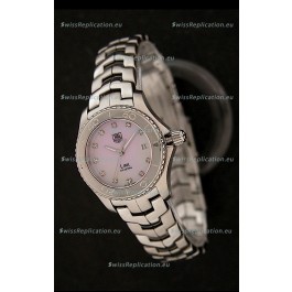 Tag Heuer Link Swiss Ladies Watch in Pink Dial
