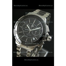 Tag Heuer Formula 1 Chronograph Swiss Replica Ceramic Ladies Watch in Black Dial