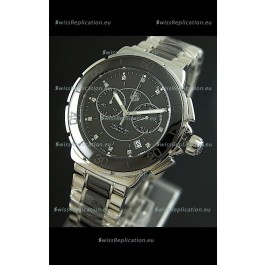 Tag Heuer Formula 1 Chronograph Swiss Replica Ceramic Ladies Watch in Black Bezel