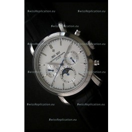 Vacheron Constantin Perpetual Calendar Japanese Watch in Silver Dial