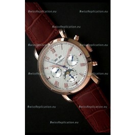 Vacheron Constantin Perpetual Calendar Japanese Watch in White Dial