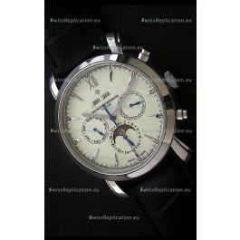 Vacheron Constantin Perpetual Calendar Japanese Watch in White Dial