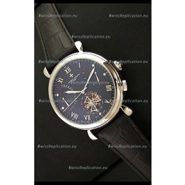Vacheron Constantin Reserve Tourbillon Japanese Replica Watch in Black Dial