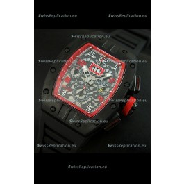 Richard Mille RM011 Filipe Massa PVD Casing Edition Swiss Replica Watch
